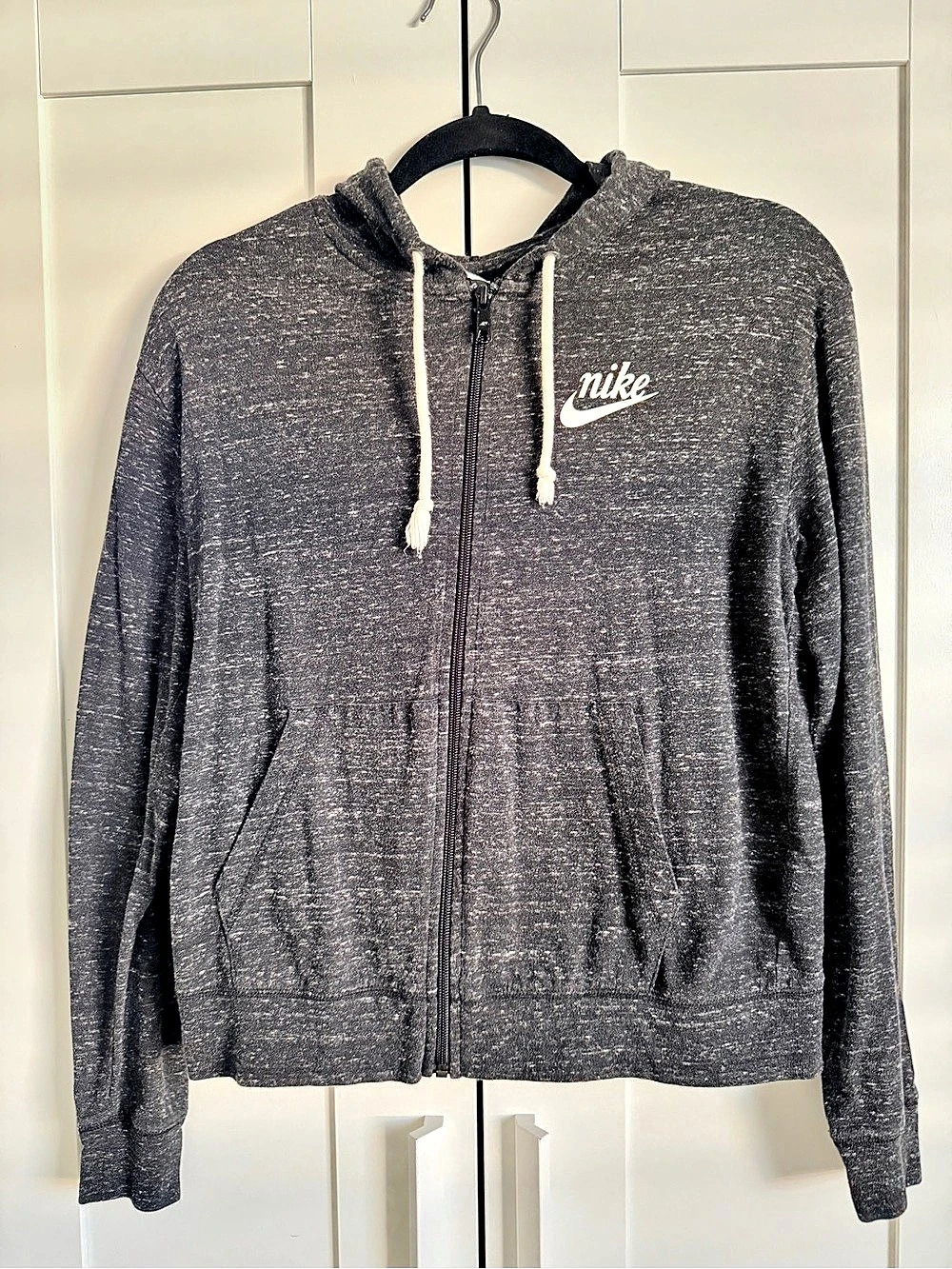 Nike Zip-Up Hoodie Gray Small Like New